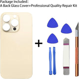 iPhone 14 Pro Replacement Glass Back Cover 6.1in with Repair Tool Set – Gold
