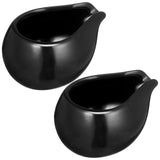 2-Piece Ceramic Mini Milk Jugs Set for Coffee Honey – 9x7x4.5cm