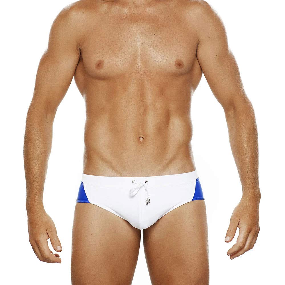 Men's Swim Boxer Trunks for Swimming Surfing Running Quick-Dry – Multiple Sizes