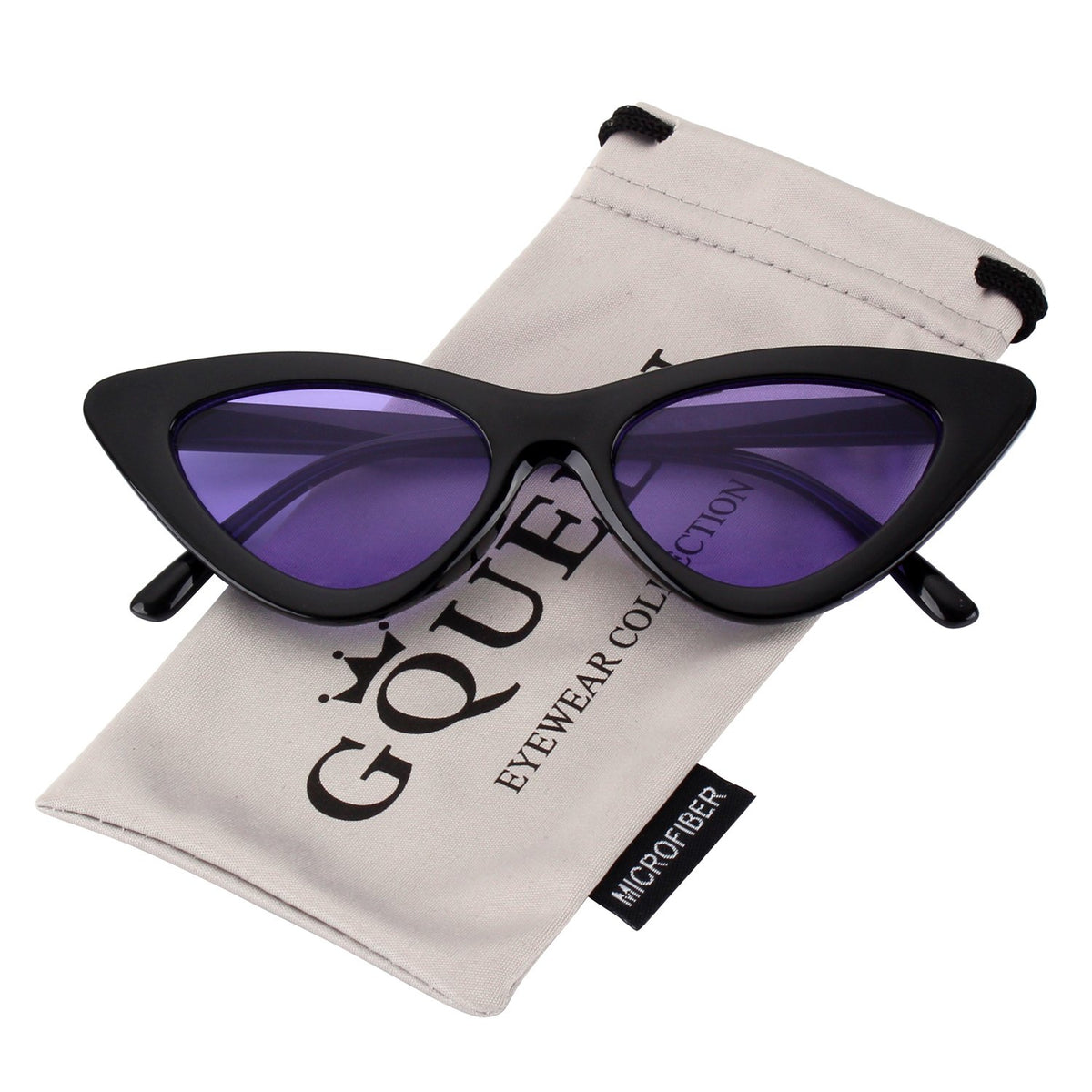 Ochelari de soare damă stil retro anii '90 Cat Eye ochi de pisică GQUEEN