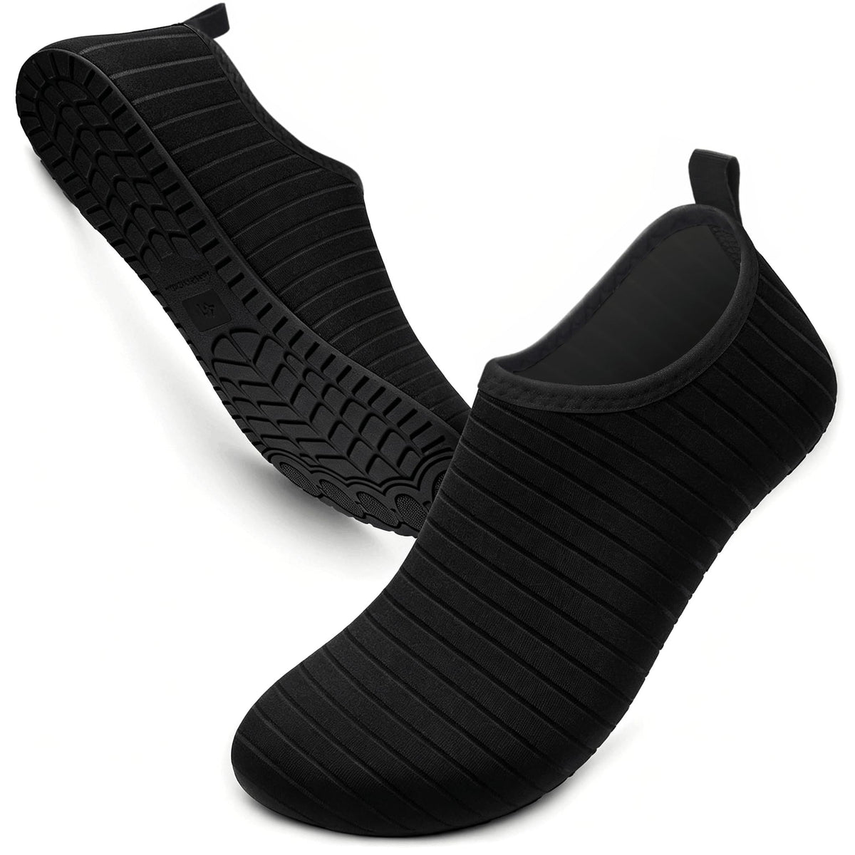 Pantofi de apă și plajă cu uscare rapidă respirabili – Dungi Negre EU 49