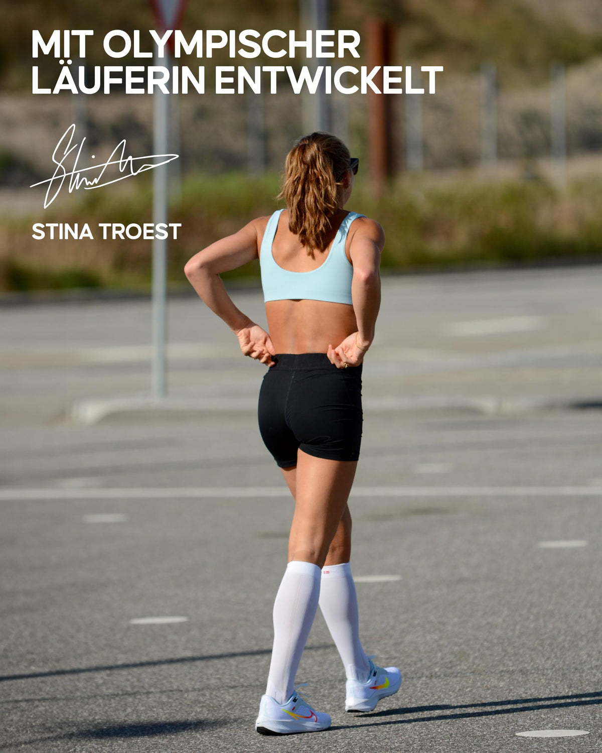 Șosete compresive sport DANISH ENDURANCE 21-26 mmHg unisex – Negru/Galben 43-47