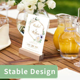 Wooden Place Card Holders 20 Pack – 10×3×2cm