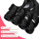 Braiding Hair 14in 8pc Loose Wavy Curly Extensions for Braids – Black