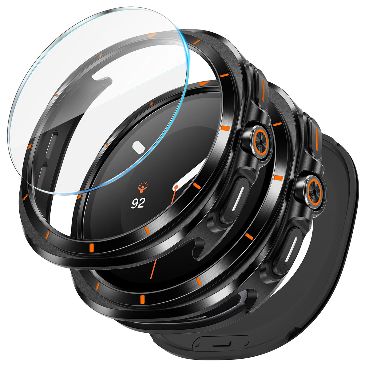 Samsung Galaxy Watch 44mm 3-in-1 Metal Protective Case