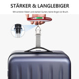 [Digital Luggage Scale] FREETOO Luggage Scale Portable Hanging Scale LCD Display with Backlight Tare Function Practical for Travel/Family Life up to 50KG (Red)