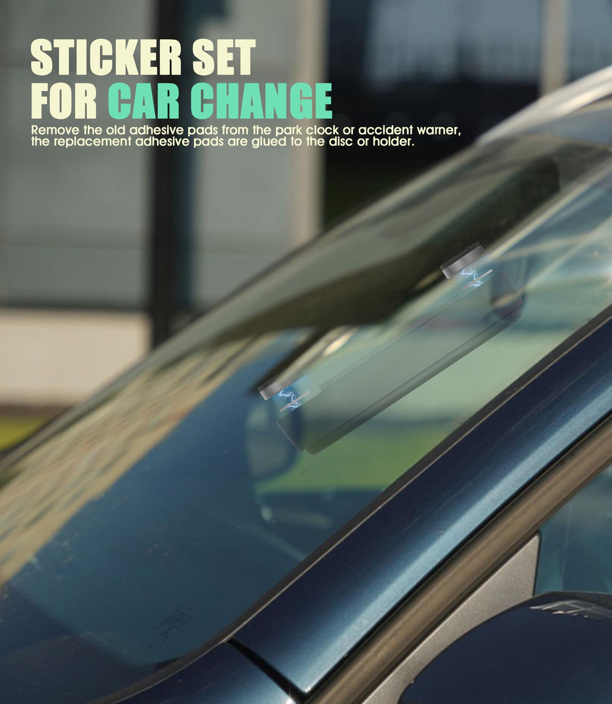 Plăcuțe metalice de schimb pentru suport magnetic Needit ParkOne, set 6 bucăți