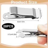 Clești metalici cu arc pentru prindere rapidă și tâmplărie 1/2 inch, set 20 bucăți – Mici