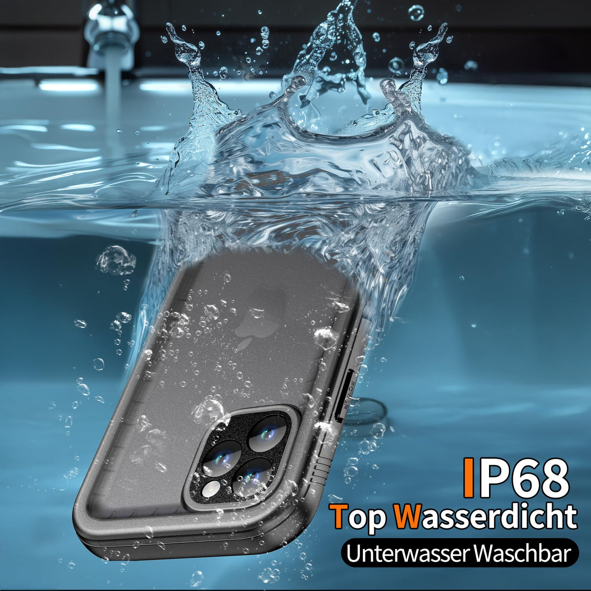 Husă subacvatică antisoc 360 grade militară Cozycase pentru iPhone 11 Pro 5.8 inch