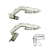 LOOTICH 135 Degree Clip-on Angle Hinge with Screws – 35 mm, 2 Pieces