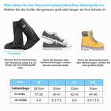 Waterproof Reflective Shoe Covers 1 Pair Reusable Non-Slip – XL