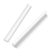 Mânere pentru mobilier de bucătărie distanță între găuri 192 mm, set 10 bucăți – Alb