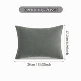 Mini Travel Pillow 2-Pack Small Neck Sleep Pillows – Grey