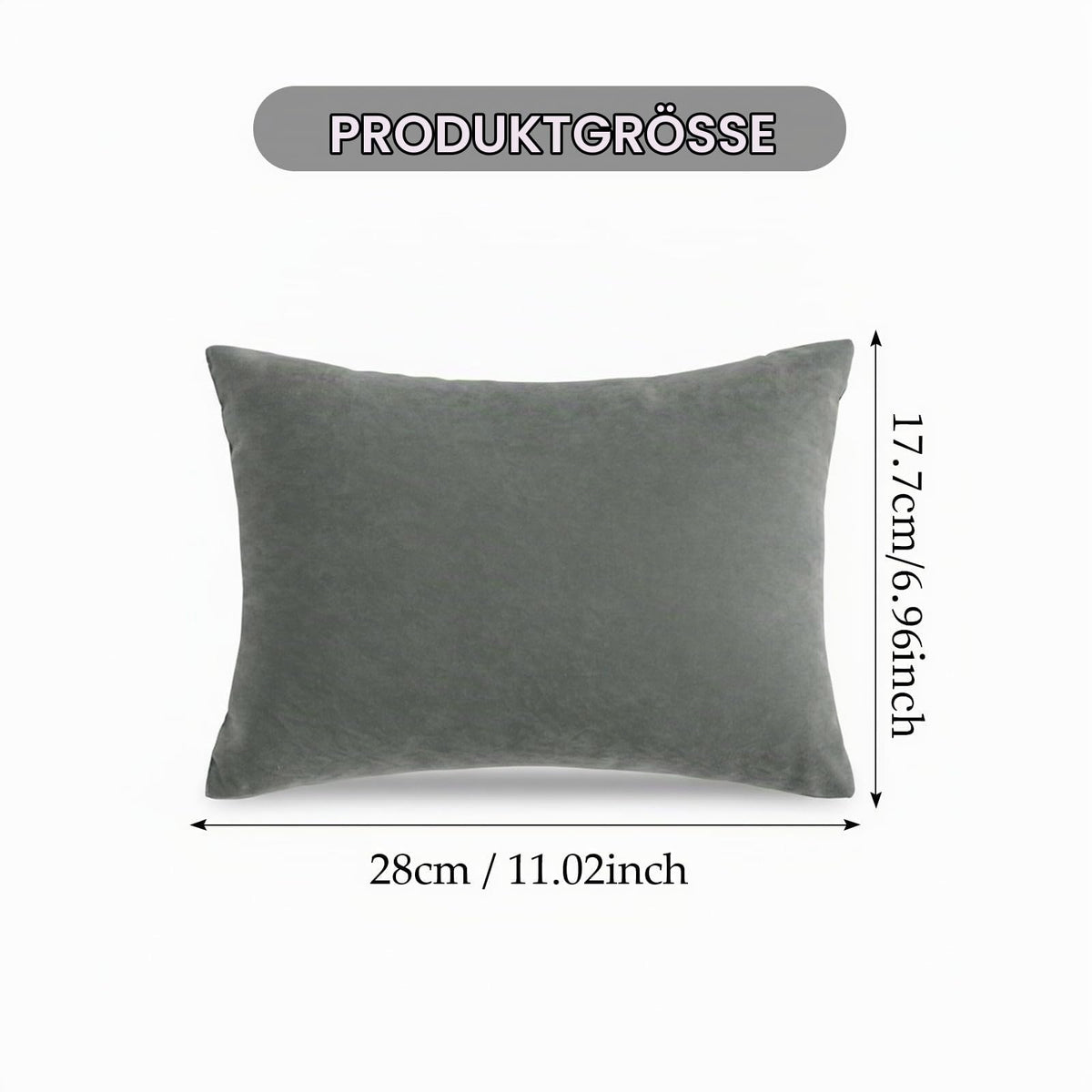 Mini Travel Pillow 2-Pack Small Neck Sleep Pillows – Grey