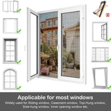 Window Mosquito Net Fly Curtain Easy Install No Drilling – 60x80cm