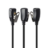 HYS 2.5mm 1 Pin Walkie Talkie Earpiece with Mic Security Headset Compatible with Motorola TLKR-T60 T61 T62 T80 T81 T82 T-92 H2O T80 Extreme (2 Pack)