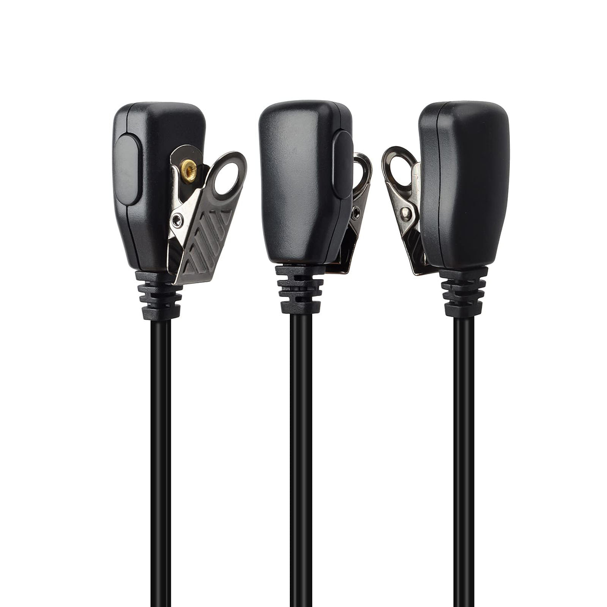 HYS 2.5mm 1 Pin Walkie Talkie Earpiece with Mic Security Headset Compatible with Motorola TLKR-T60 T61 T62 T80 T81 T82 T-92 H2O T80 Extreme (2 Pack)