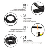 URCIANOW 10 M Cable 5 Core 20AWG 5 Core Cable 5x0.5mm² UL2464 5 Pole Tinned Copper Cable Stranded Wire Low Voltage Extension Black PVC Sheathed for Kitchen Appliances