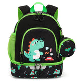 Children's Backpack Insulated Lunch Compartment Chest Strap Reflective - Astronaut 11.5L