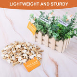 Cleștișori decorativi din lemn cu inimioară Vicloon 3.5 cm pentru fotografii și artizanat, set 90 bucăți