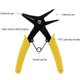 Snap Ring Pliers, Circlip Pliers, Internal and External Retaining Ring, 2 in 1 Retaining Ring Pliers, Dual-Purpose Snap Ring Pliers, For 2-24 mm Internal External Snap Rings
