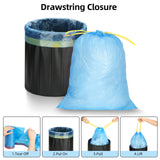 Saci menajeri rezistenți cu șnur 50L rezistenți la rupere, set 100 bucăți – 60x80 cm