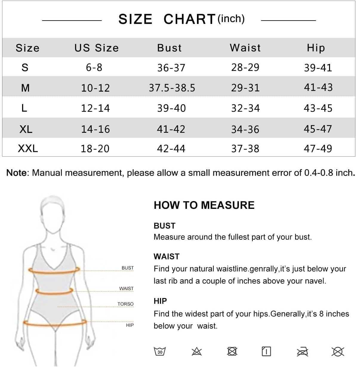 SNUOEN Swimsuit Women Tummy Control One Piece Beachwear High Waisted Monokini Swimsuits for Women Swimwear Swimsuit