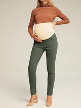 Maternity Trousers Casual Comfortable Army Style – Green XL