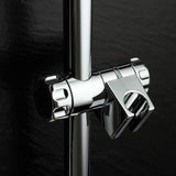 Shower rod bracket, replacement bracket, ABS, chrome-plated, adjustable, Grohe, hand shower, for bathroom accessories, 25 mm
