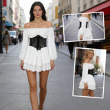 Rochie albă de vară damă croială Regular Fit – Alb L