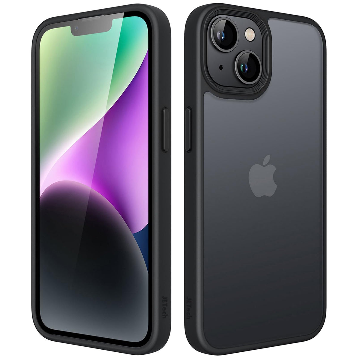 JETech iPhone 14 Case Shockproof Military Standard Drop Protection – Black 6.1 inch