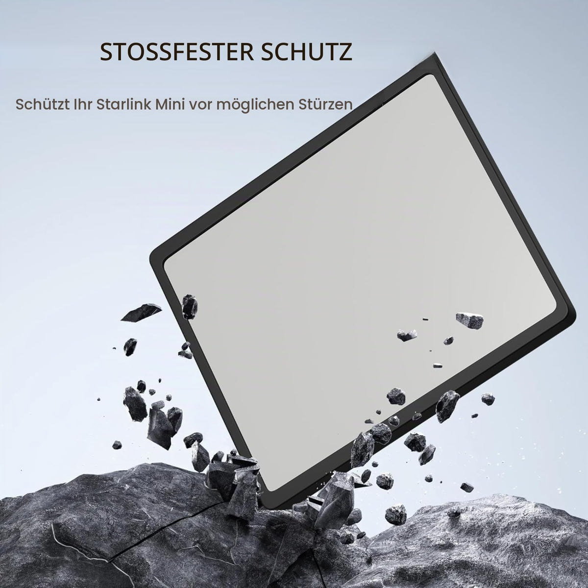 Starlink Mini Silicone Protective Case Shockproof Scratch-Resistant – Black