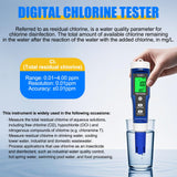 Water Quality Tester 5-in-1 pH Chlorine ORP Temperature – Handheld