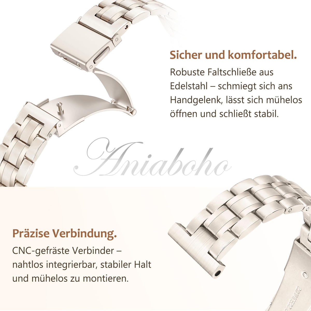 20mm Metal Watch Strap Compatible with Samsung Galaxy Watch – Polarstern