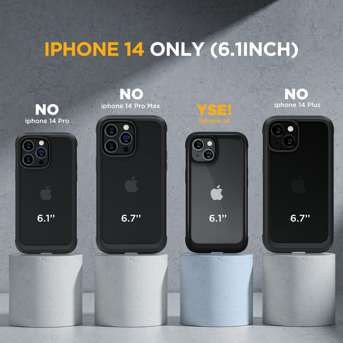 Husă de protecție integrală 360 grade cu folie inclusă pentru iPhone 13 / 14 – Negru