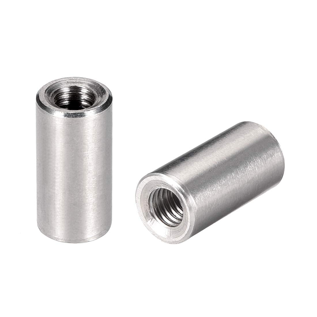 Coupling Nut M6 Round 20mm 304 Stainless Steel Pack of 5 – 20mm