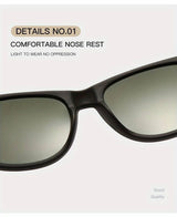 Ochelari de soare clasici retro anii '80 Boolavard protecție UV400 – Portocaliu