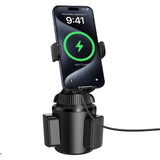 APPS2Car mobile phone holder car cup holder with charging function, charger car mobile phone holder with charging function, car holder for cup holder for smartphones,