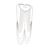 Lanț decorativ de corp pentru damă stratificat pentru plajă și bikini – Auriu