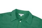 Boys' School Shirt Short-Sleeve Button Placket – Dark Green 12