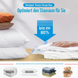 Saci vidați pentru haine și pilote reutilizabili 80x60 cm, set 6 bucăți