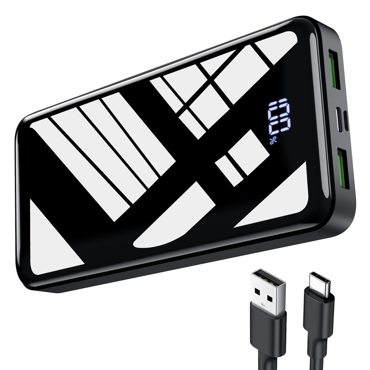 Power Bank Fast Charge 27000mAh PD 22.5W 20W LED Display Portable – 27000mAh
