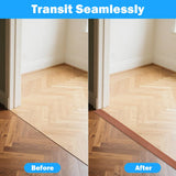 Self-Adhesive Transition Strip PVC 3m x 50mm for Flooring – Brown Wood Grain