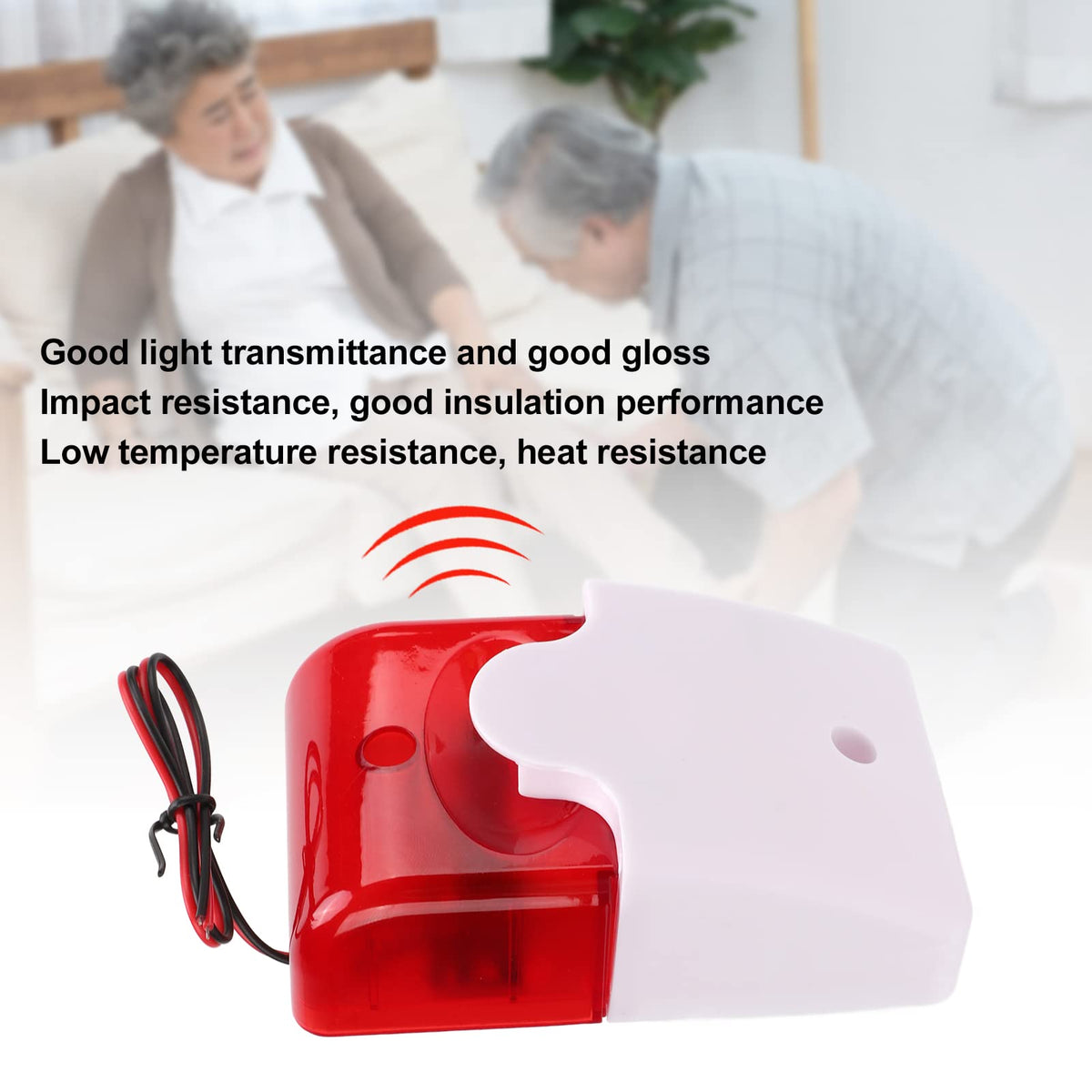Sirenă de alarmă opto-acustică 110 dB cu lumină stroboscopică de avertizare 220V