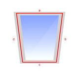 Etanșare textilă pentru geam rabatabil aparat aer condiționat mobil HOOMEE 390 cm (2x190 cm)