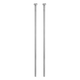 Straight Pin Punches SKD61 Round Tip Steel, 2pc – 3/8in x 250mm