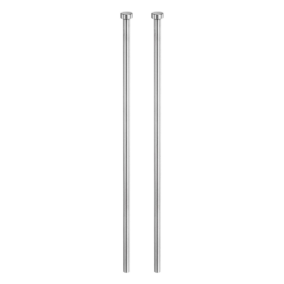 Straight Pin Punches SKD61 Round Tip Steel, 2pc – 3/8in x 250mm