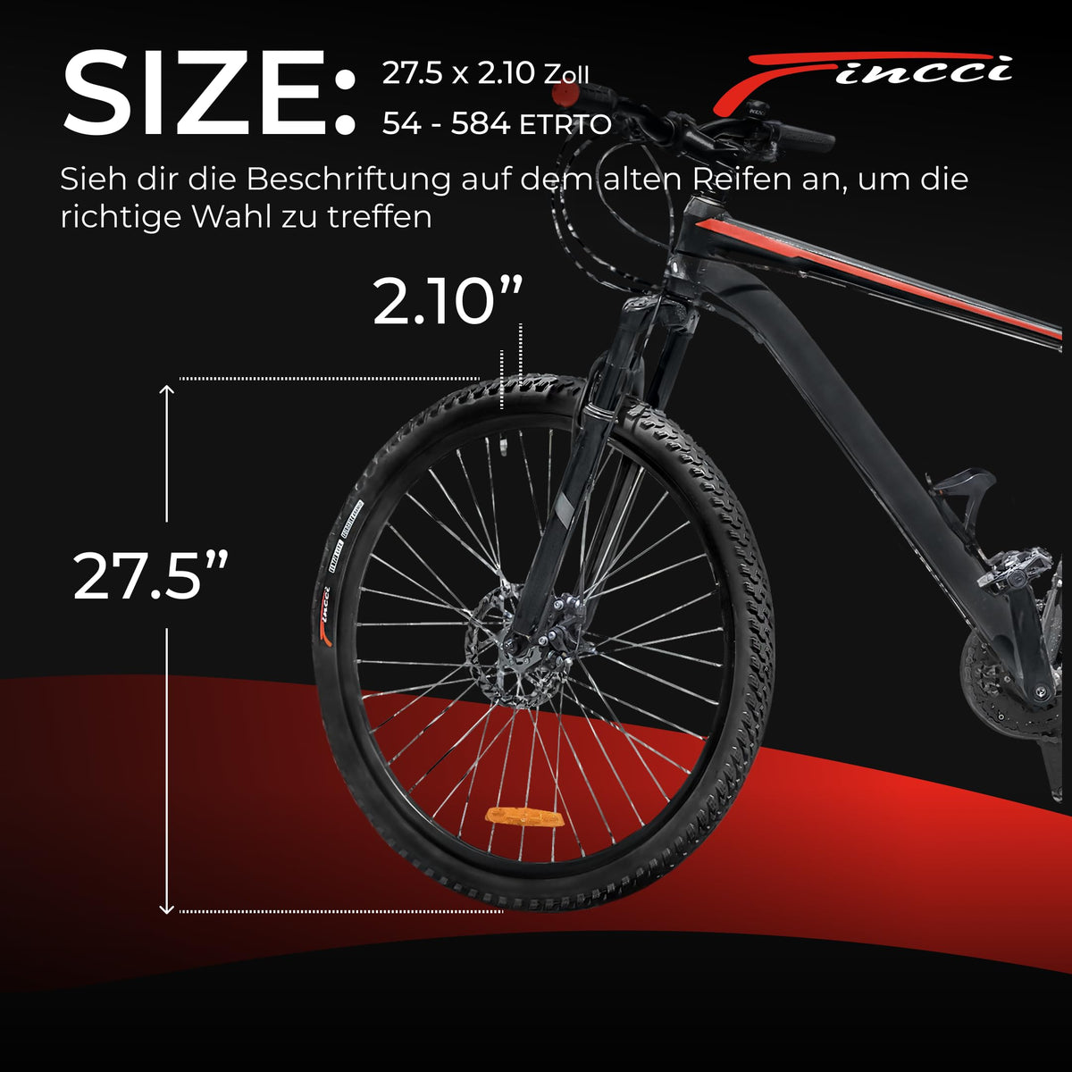 27.5-inch Foldable MTB Tyre Kevlar 27.5 x 2.1 54-584 – 27.5in