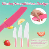 Set 35 ustensile de bucătărie sigure pentru copii cuțite fără lamă ascuțită – Multicolor (2+ ani)