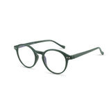 Ochelari de citit cu ramă rotundă și filtru lumină albastră ZENOTTIC (dioptrii 0.0 - 3.0)